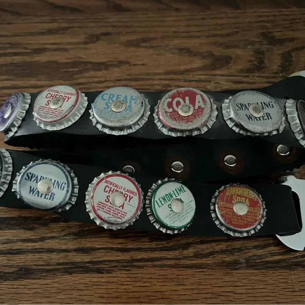 Vintage Pop Top Seatbelt Belt